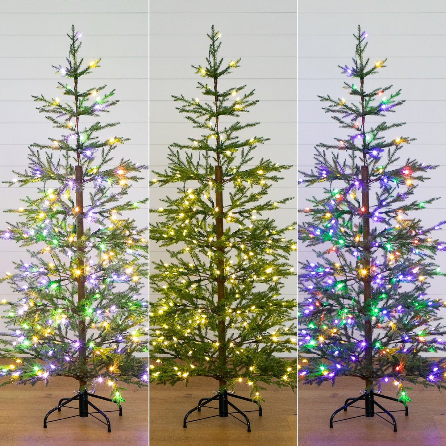 6 Foot Fresh Artificial Tree and Twinkle Lights