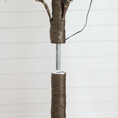 6Ft Artificial Twig Tree with 480 Warm Led Lights