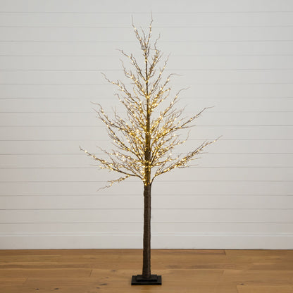 6Ft Artificial Twig Tree with 480 Warm Led Lights