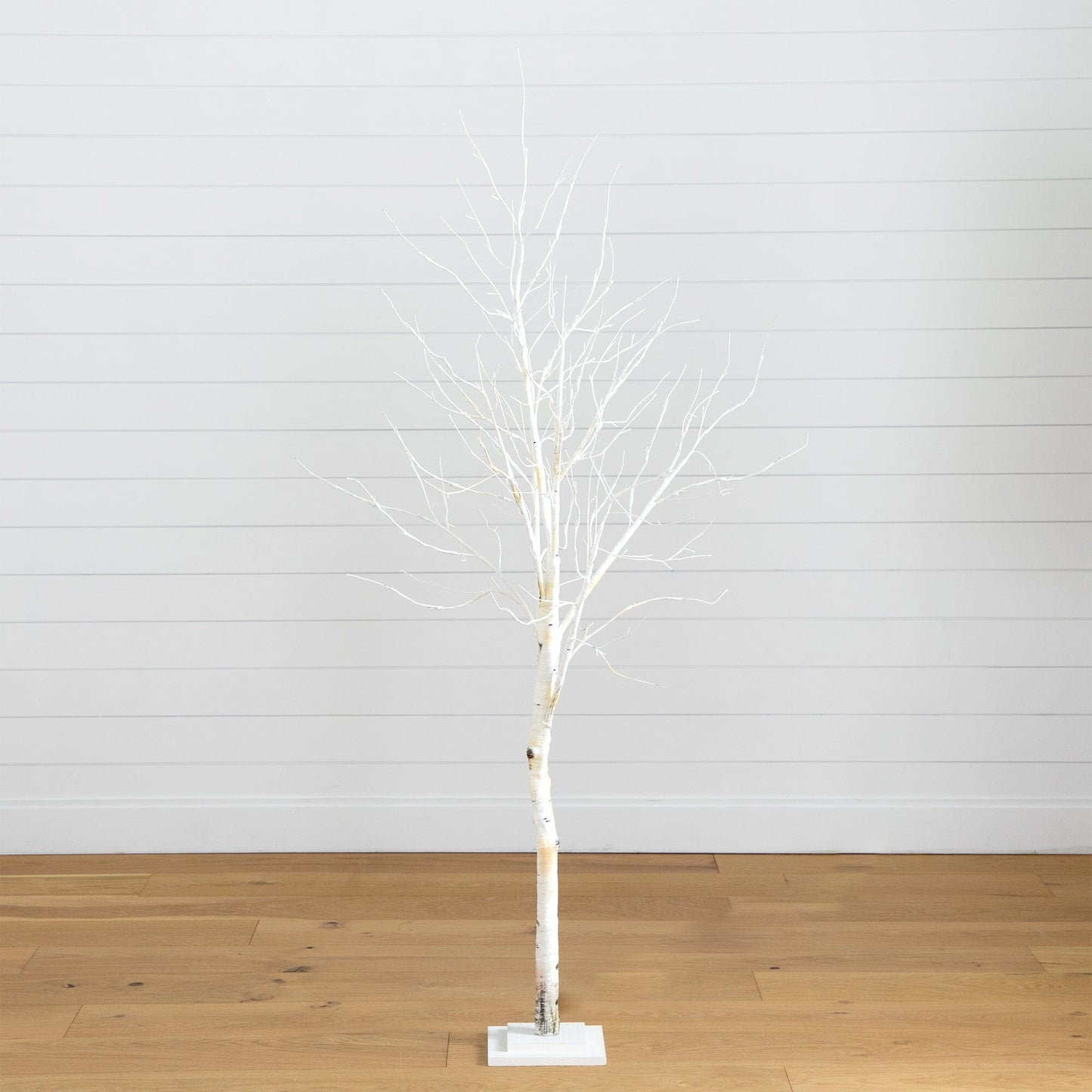 Pre Lit Artificial Birch Tree and Led Lights