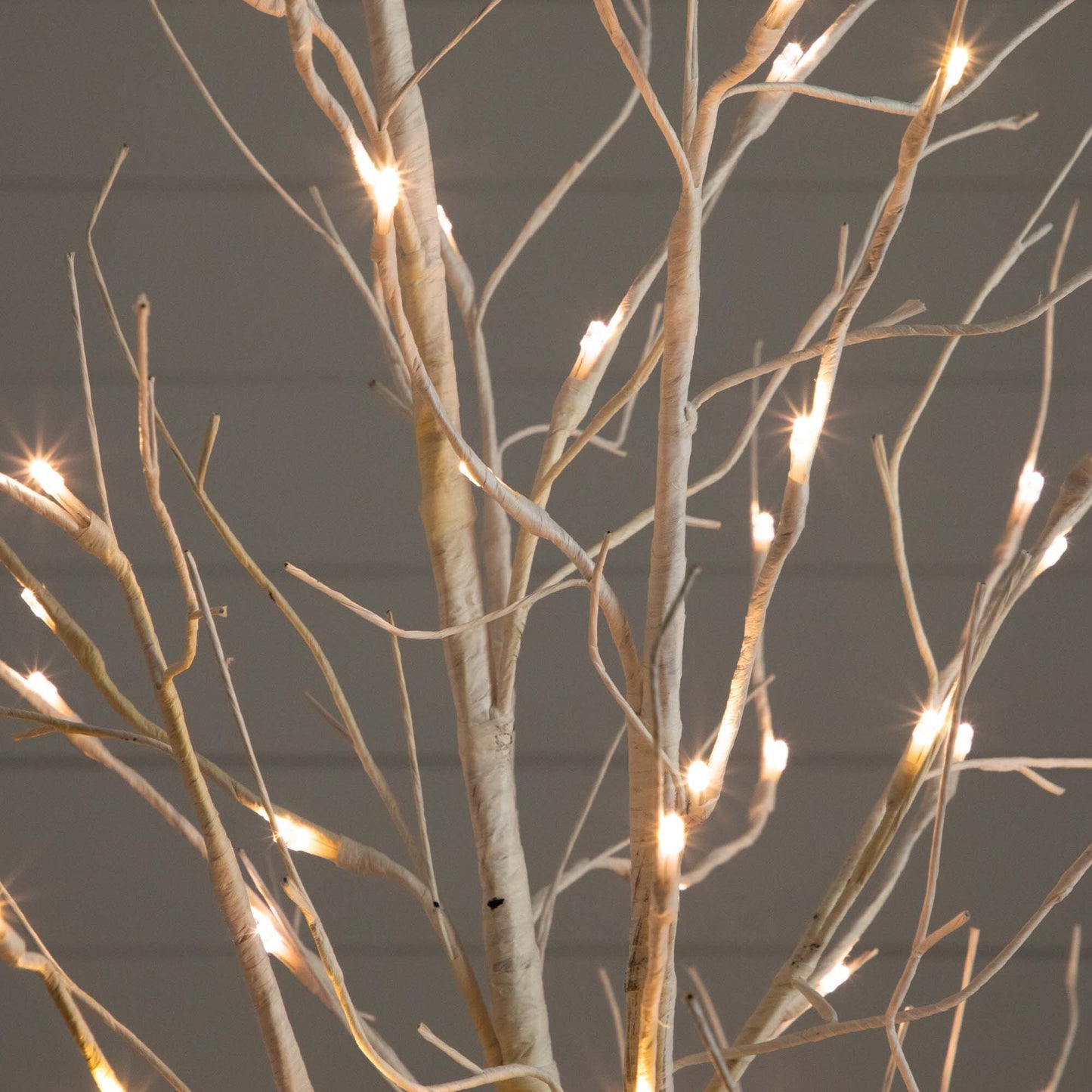 Pre Lit Artificial Birch Tree and Led Lights