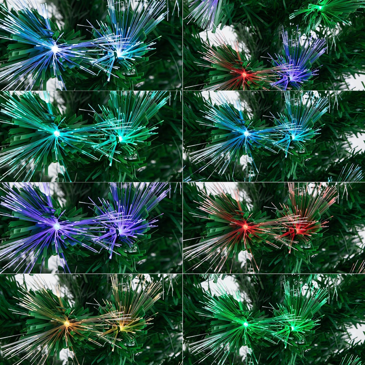 6' Pre Lit Fiber Optic Artificial Christmas Tree