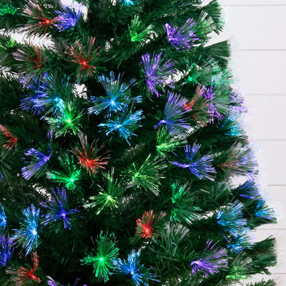 6' Pre Lit Fiber Optic Artificial Christmas Tree