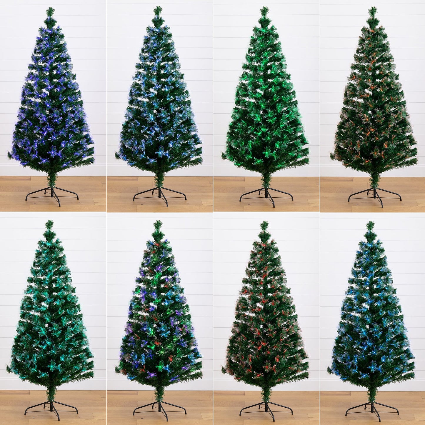 6' Pre Lit Fiber Optic Artificial Christmas Tree