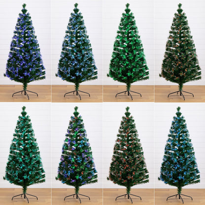 6' Pre Lit Fiber Optic Artificial Christmas Tree