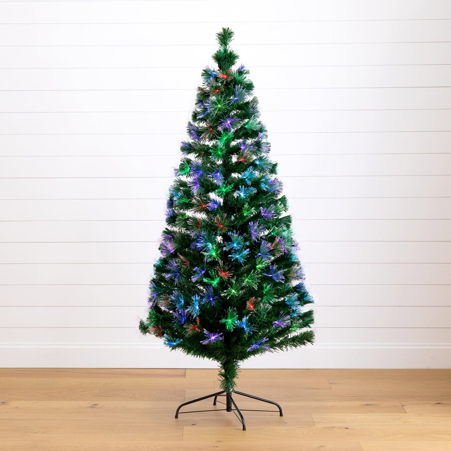 6' Pre Lit Fiber Optic Artificial Christmas Tree