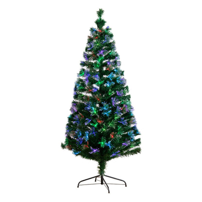 6' Pre Lit Fiber Optic Artificial Christmas Tree