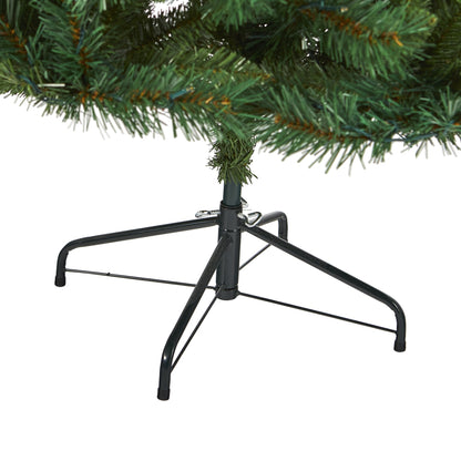 6 ft Nearly Natural Rocky Mountain artificial Christmas tree with needles on a metal stand on Tampa Home & Garden Store