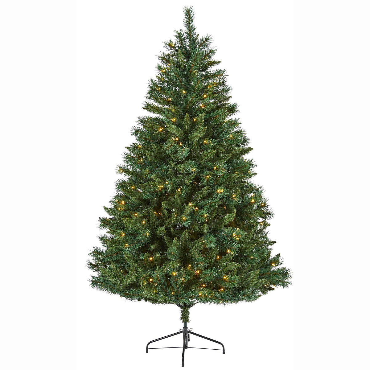 Christmas tree Nearly Natural 6' Rocky Mountain Mixed Pine with 300 LED lights on Tampa Home & Garden Store