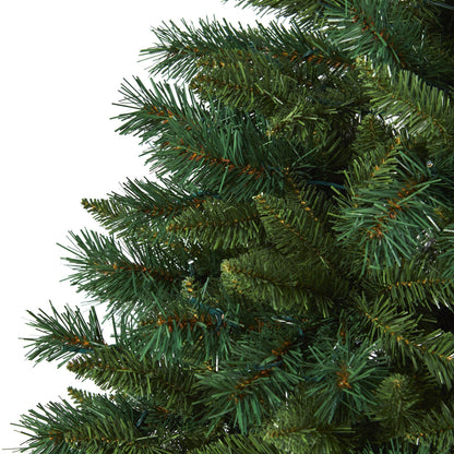 6' Rocky Mountain Mixed Pine artificial Christmas tree green with 300 LED lights Nearly Natural on Tampa Home & Garden Store