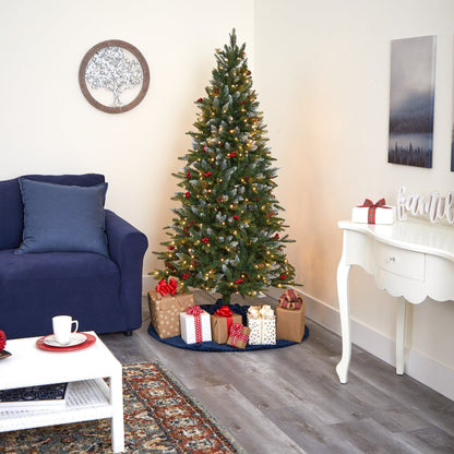 300 Light 6ft Snow Tipped Portland Spruce Tree