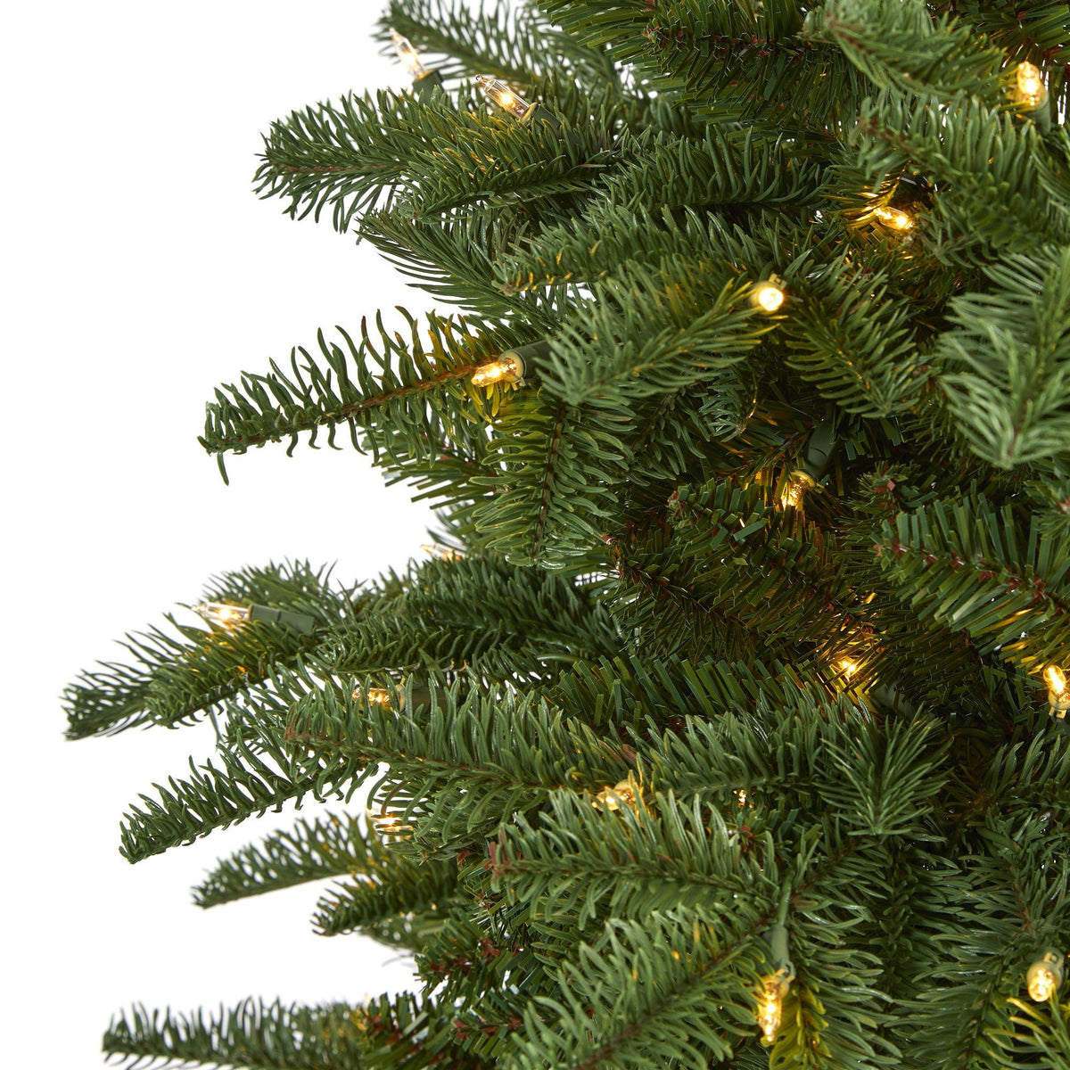 6’ South Carolina Fir artificial Christmas tree by Nearly Natural with 450 clear lights on Tampa Home & Garden Store