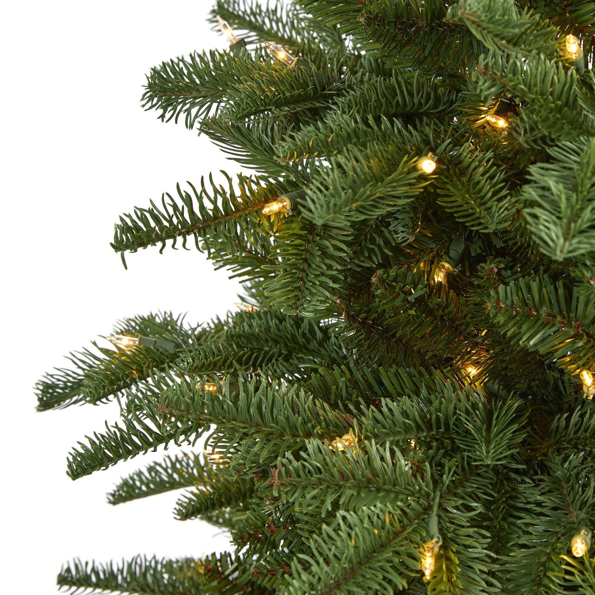6’ South Carolina Fir artificial Christmas tree by Nearly Natural with 450 clear lights on Tampa Home & Garden Store