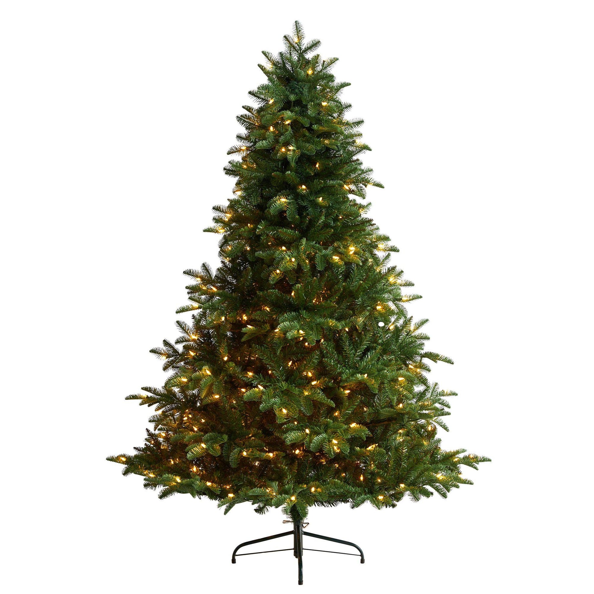 6’ South Carolina Spruce Christmas Tree with 400 lights and 1908 bendable branches on Tampa Home & Garden Store