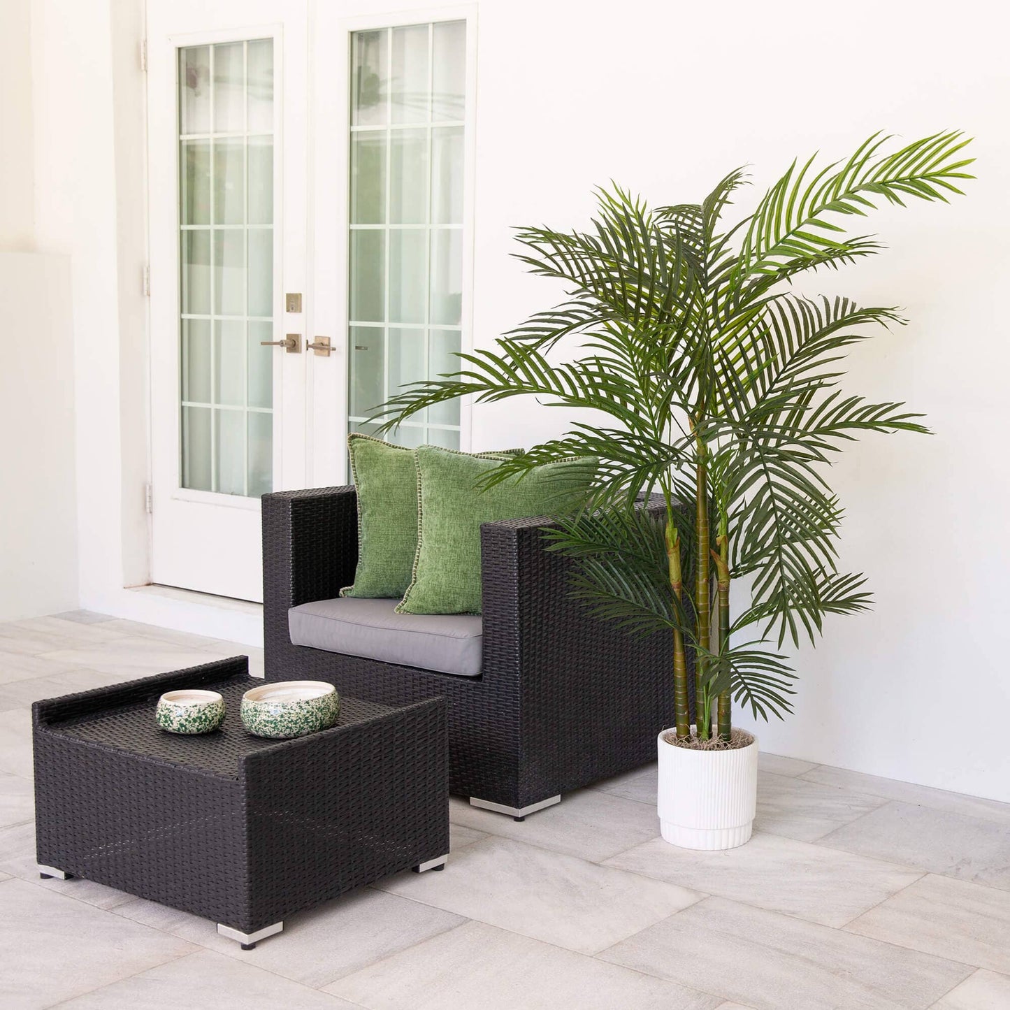 6 Foot UV Resistant Artificial Areca Palm Tree
