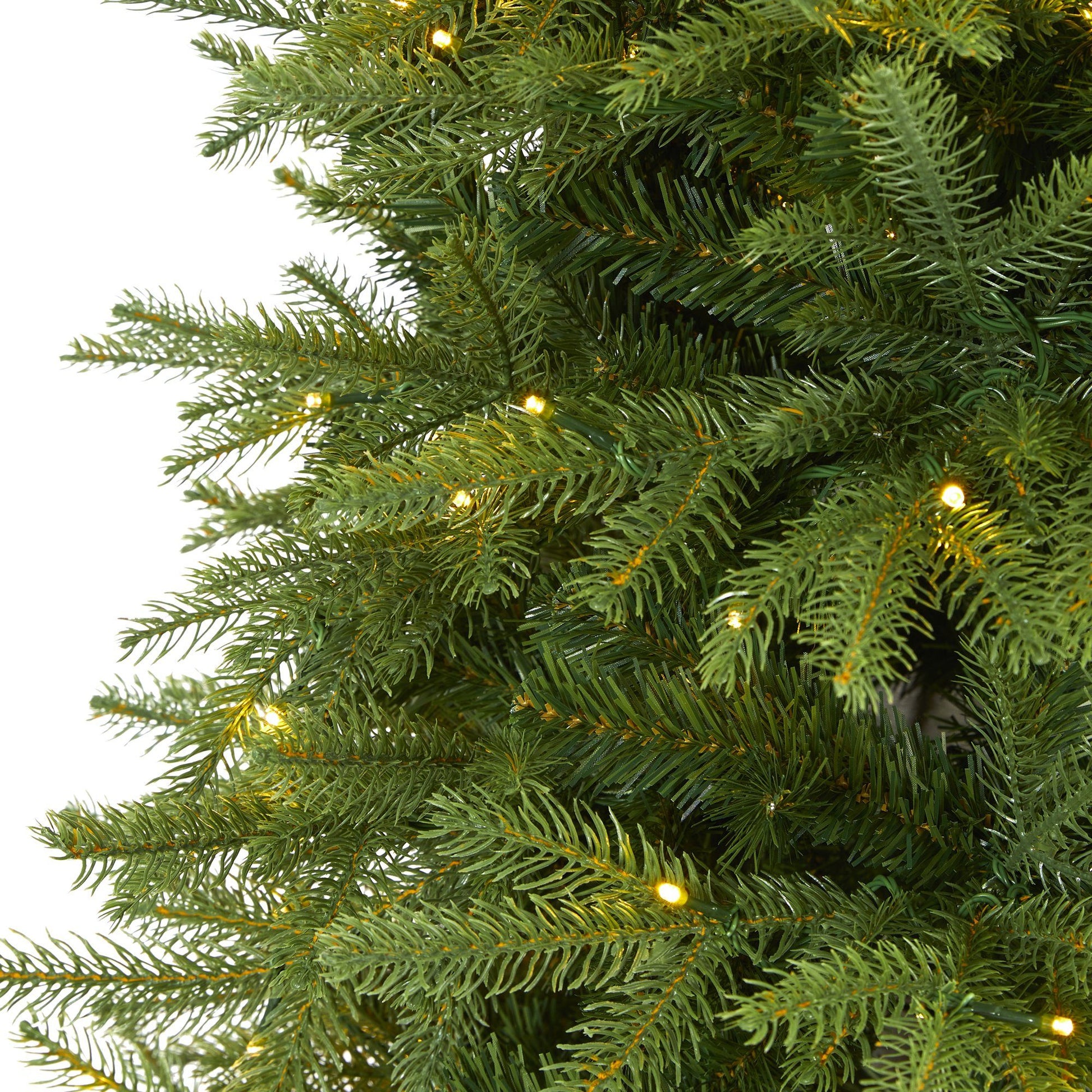 6 ft Vancouver Fir Natural Look artificial Christmas tree by Nearly Natural with 350 clear LED lights on Tampa Home & Garden Store