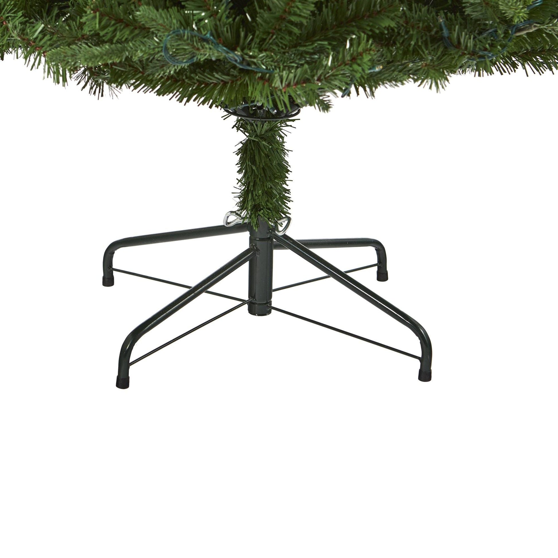 6' Vermont Fir artificial Christmas tree by Nearly Natural with 250 clear LED lights on Tampa Home & Garden Store