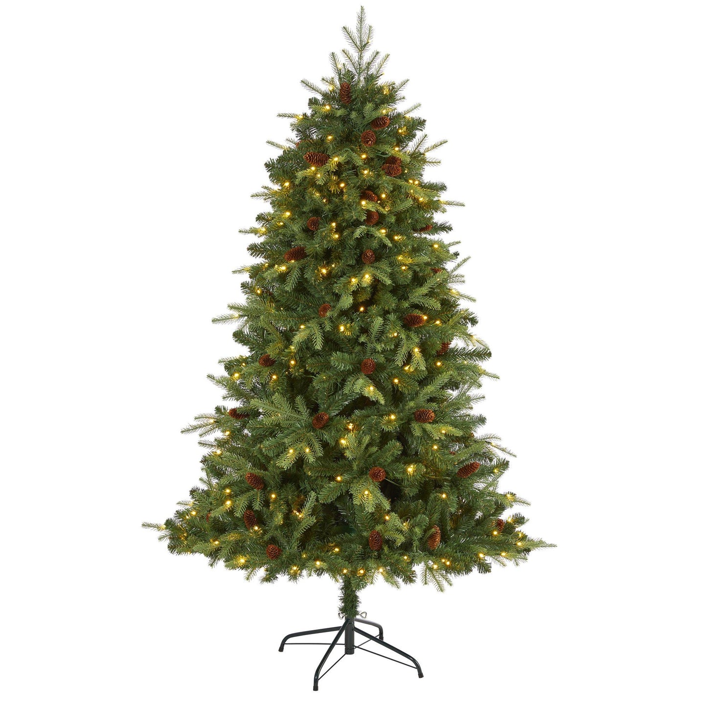 6 Foot Wellington Spruce Tree and Clear Lights