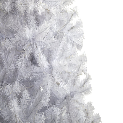 6' white artificial Christmas tree Nearly Natural with 680 bendable branches on Tampa Home & Garden Store