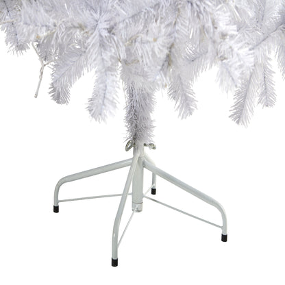 6' White artificial Christmas tree with 680 bendable branches by Nearly Natural on Tampa Home & Garden Store