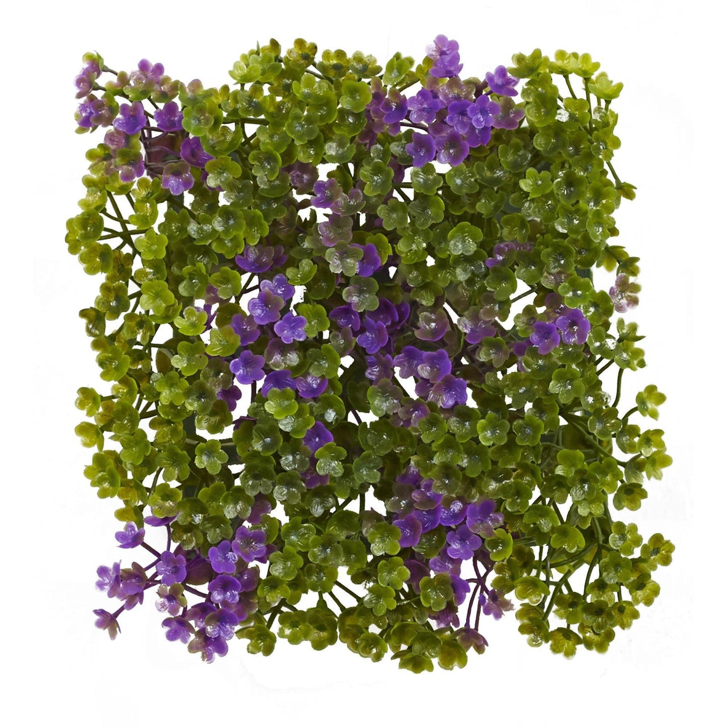 Alfombrilla de trébol morado y verde de 6" x 6" (juego de 12)
