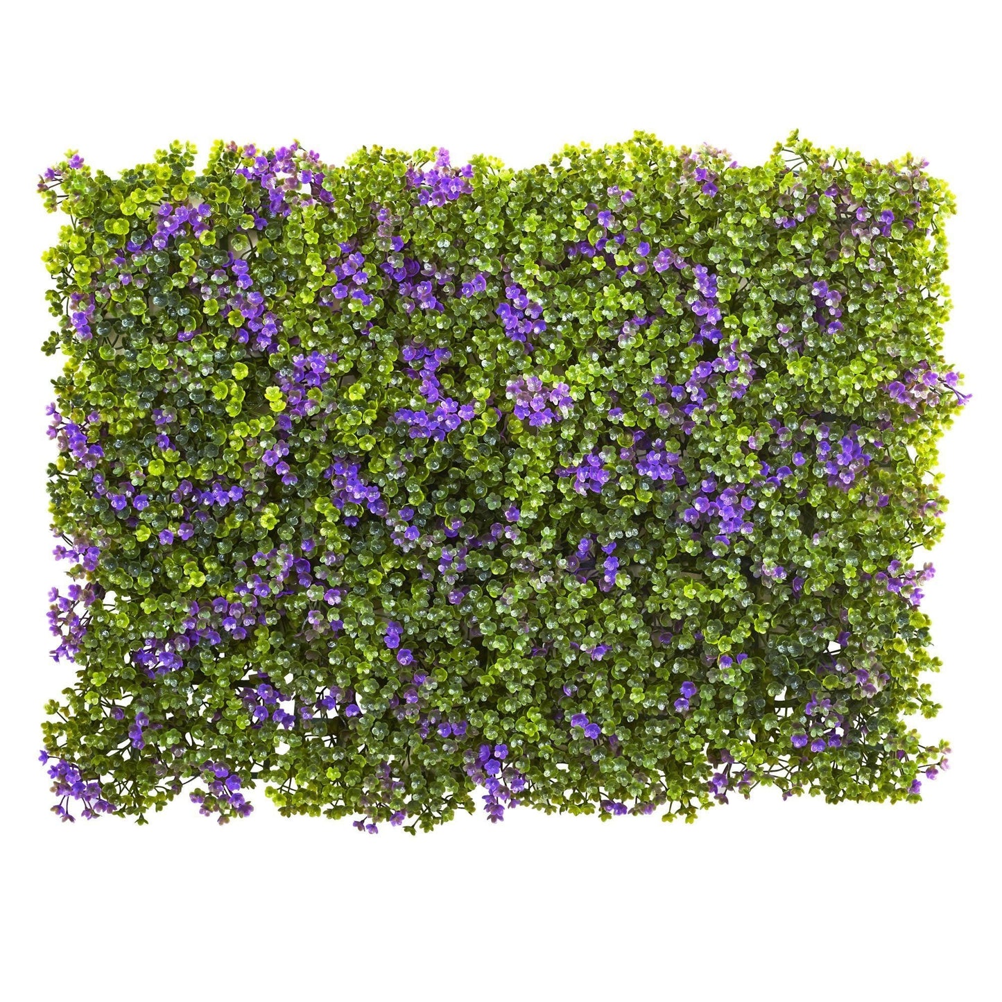 Alfombrilla de trébol morado y verde de 6" x 6" (juego de 12)