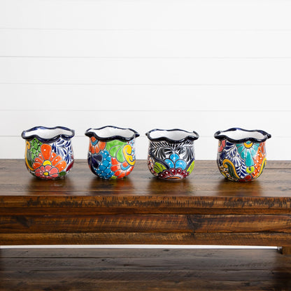 Handmade Talavera Ceramic Planter and Decor