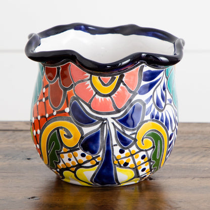 Handmade Talavera Ceramic Planter and Decor