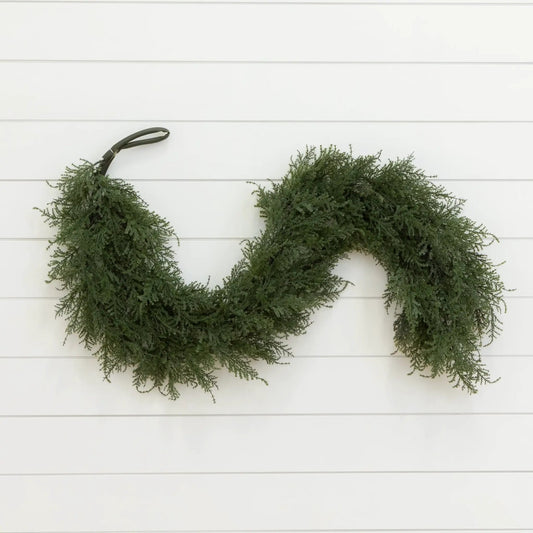 60” Artificial Cedar Garland - Tampa Home & Garden Store