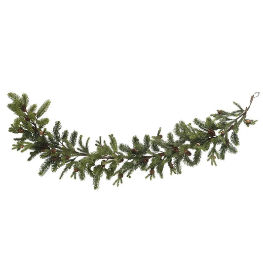 60" Pine & Pinecone Garland" - Tampa Home & Garden Store