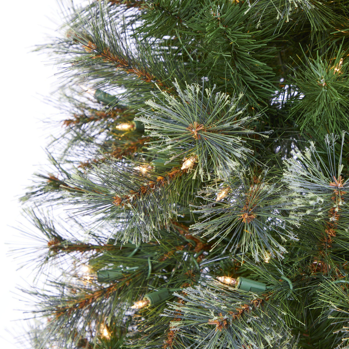 Christmas tree Nearly Natural cashmere slim tree with warm white lights and bendable branches on Tampa Home & Garden Store