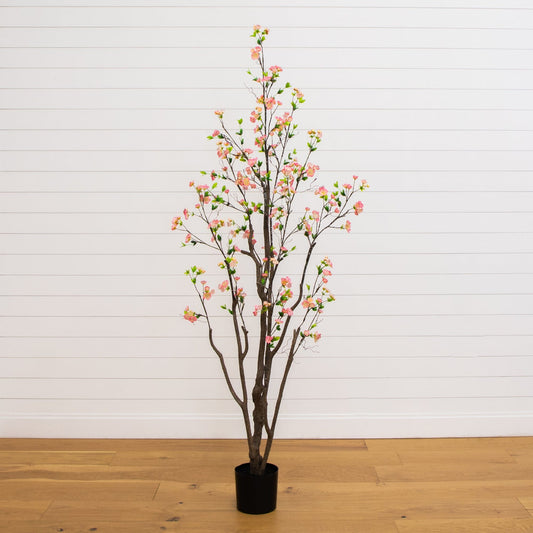 6.5’ Cherry Blossom Artificial Tree - Tampa Home & Garden Store