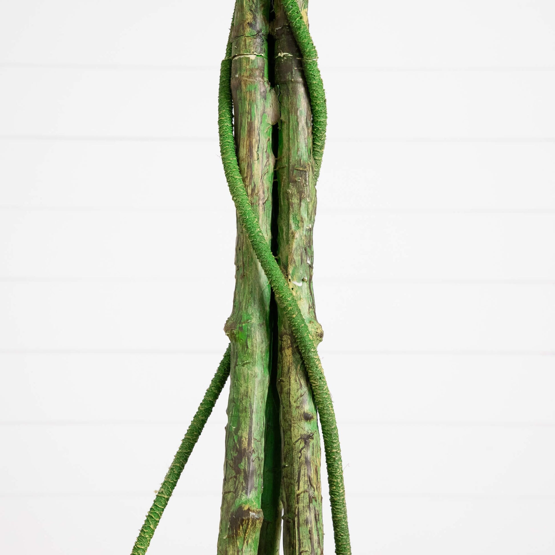 Nearly Natural 6.5' UV resistant artificial ficus tree with green climbing vines on Tampa Home & Garden Store