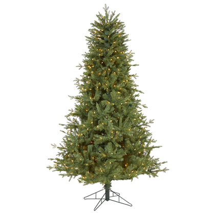 Nearly Natural 6.5ft NH green spruce tree with 500 warm white lights and 1074 bendable branches on Tampa Home & Garden Store