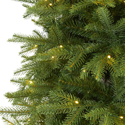 Nearly Natural 6.5’ Vancouver Fir Christmas tree with 400 LEDs and 2158 bendable branches on Tampa Home & Garden Store