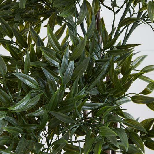 69in Ruscus artificial tree Nearly Natural UV resistant leaves for indoor/outdoor use on Tampa Home & Garden Store