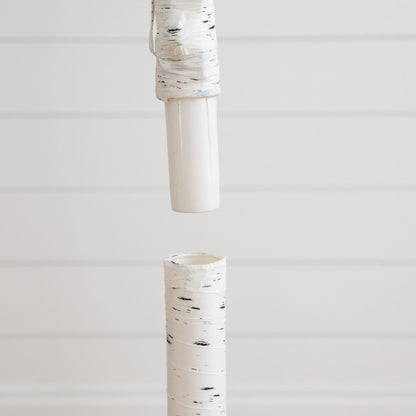 6' Pre-Lit Artificial Blooming Easter Egg Twig Tree by Nearly Natural with birch trunk wrap on Tampa Home & Garden Store