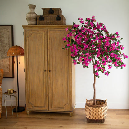 Artificial Pink Bougainvillea and Plant for Home