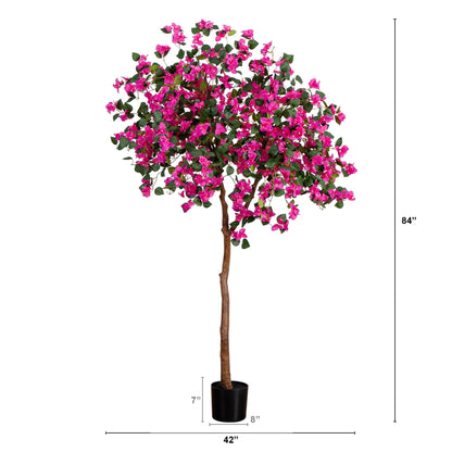 Artificial Pink Bougainvillea and Plant for Home