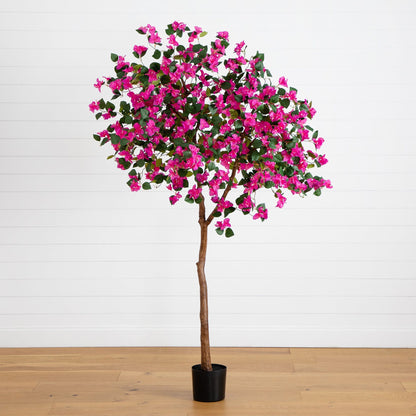 Artificial Pink Bougainvillea and Plant for Home