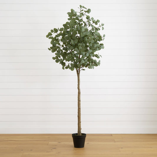 7’ Artificial Eucalyptus Tree - Tampa Home & Garden Store