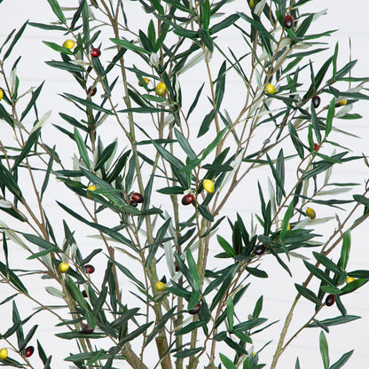 Artificial Greco Olive Tree And A Solid Base