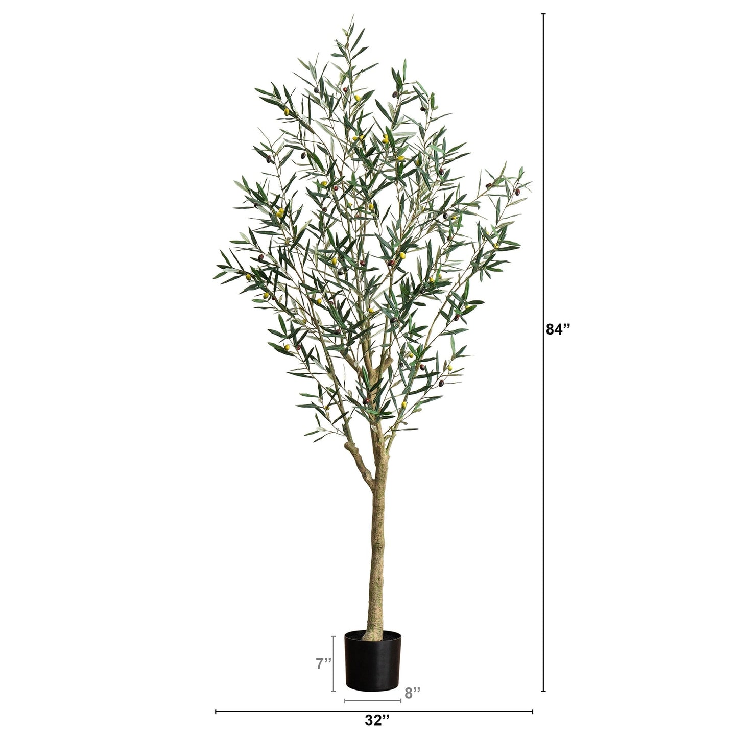 Artificial Greco Olive Tree And A Solid Base