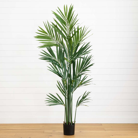 7' Artificial Kentia Palm Silk Tree - Tampa Home & Garden Store