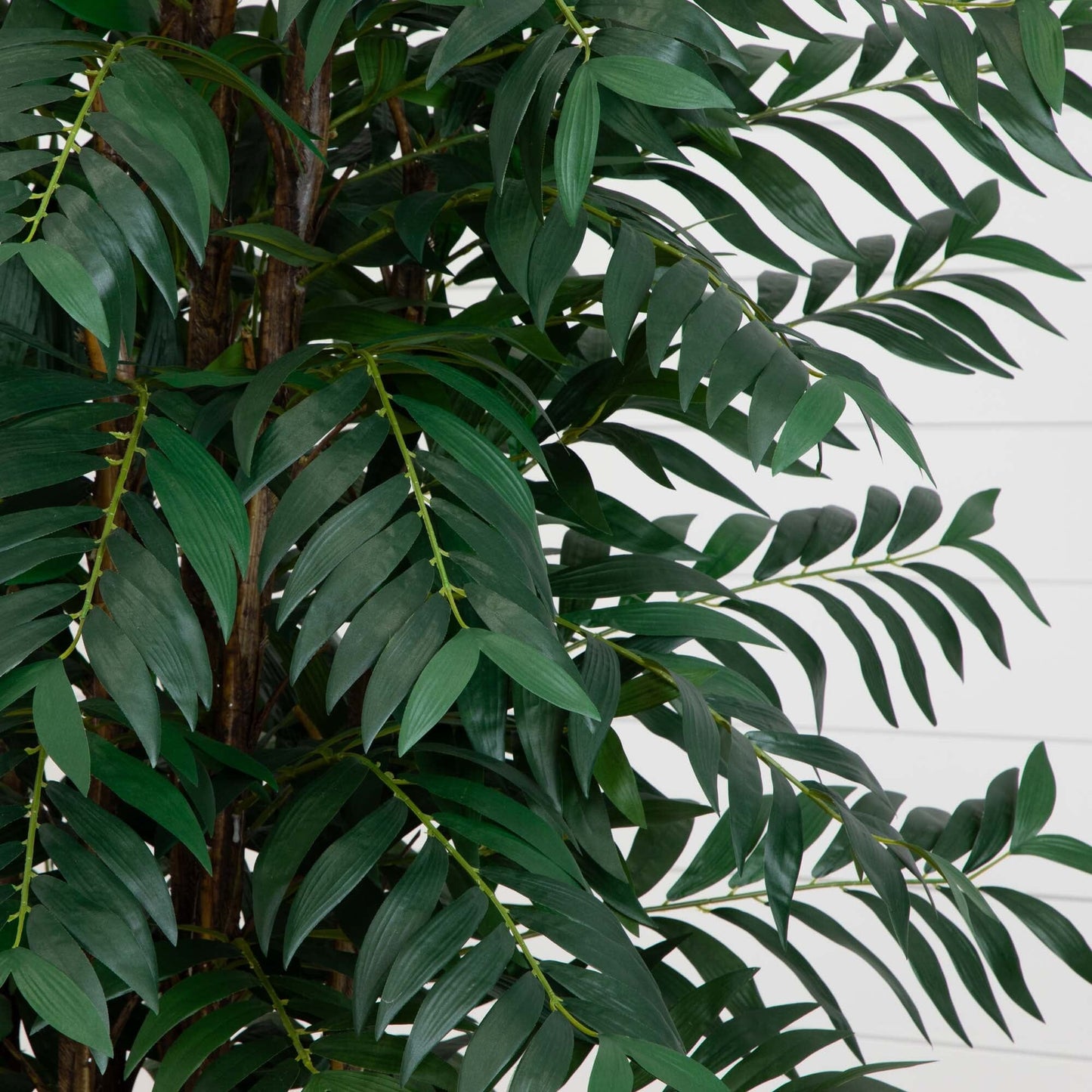 7' Bamboo Palm Silk Tree by Nearly Natural, artificial tree with lush green leaves on Tampa Home & Garden Store