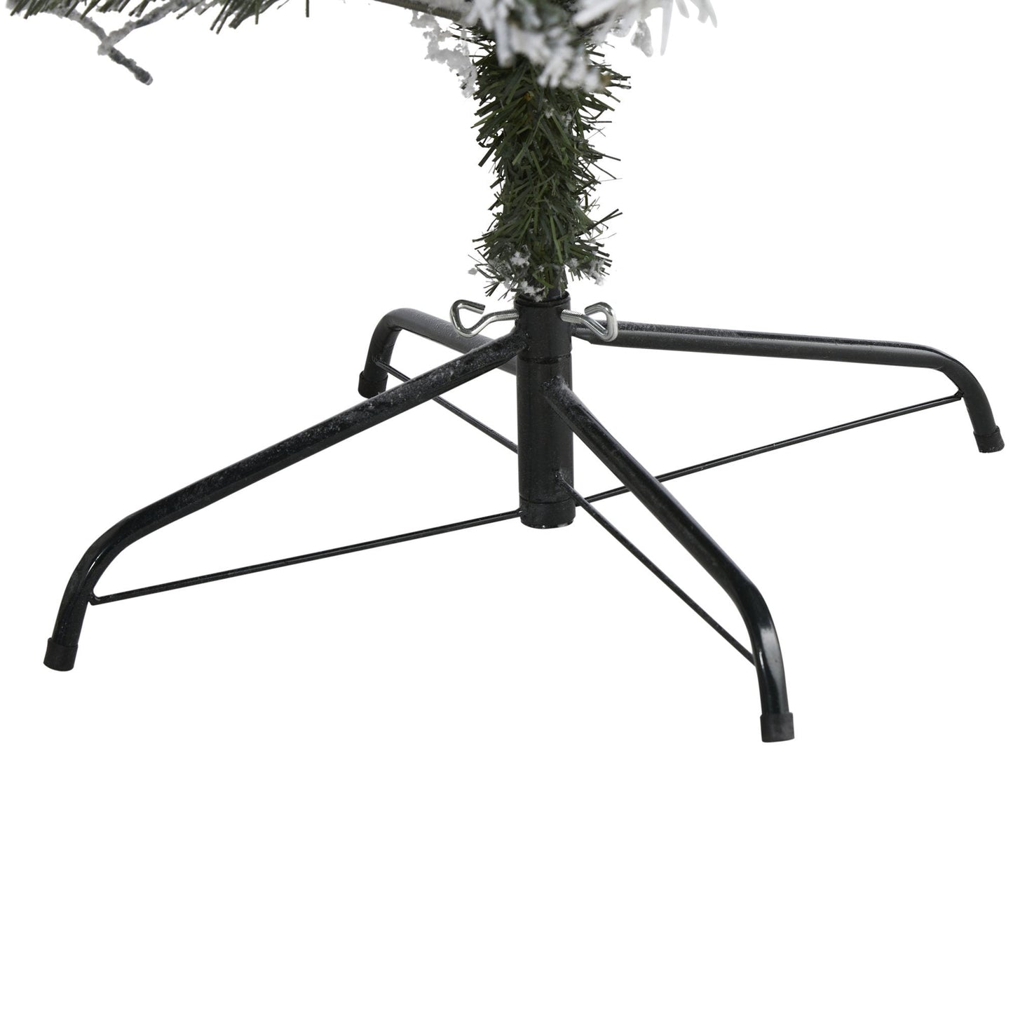 Nearly Natural 7' flocked White River Mountain Pine tree with 350 LED lights on Tampa Home & Garden Store