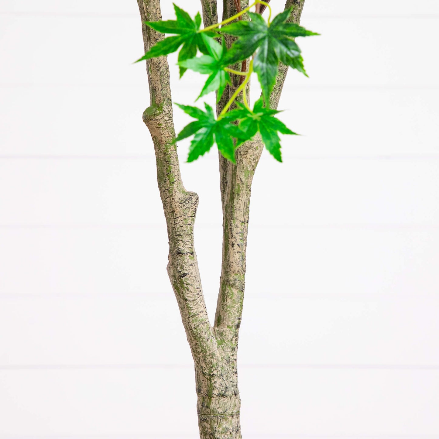 7-ft artificial maple tree by Nearly Natural with brown trunk and bright green leaves on Tampa Home & Garden Store