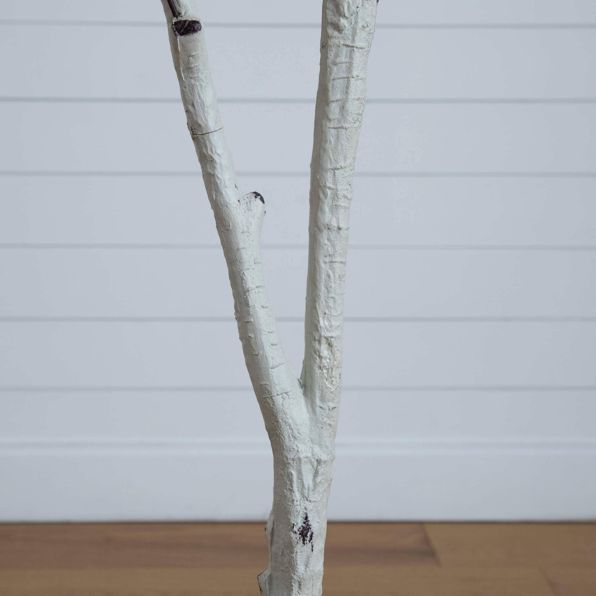 7' Autumn Paper Birch Artificial Fall Tree two white birch trunks with bark Nearly Natural on Tampa Home & Garden Store