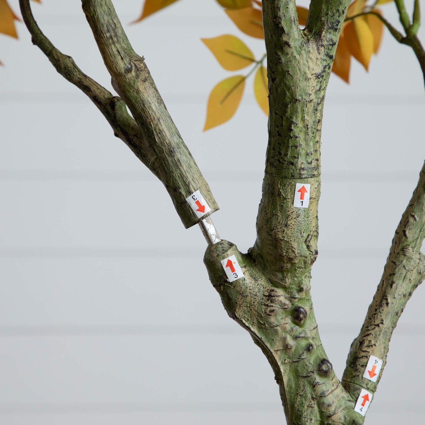 7' Autumn Sumac Artificial Fall Tree Nearly Natural trunk with orange leaves on Tampa Home & Garden Store