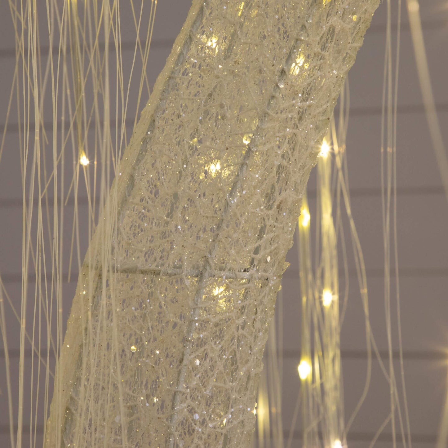7' Prelit Artificial White Willow Christmas Tree with 400 cool white LED lights on Tampa Home & Garden Store